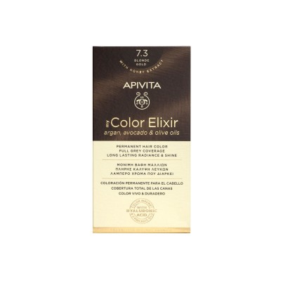 Apivita My Color Elixir 7.3 Βαφή Μαλλιών Ξανθό Μελί