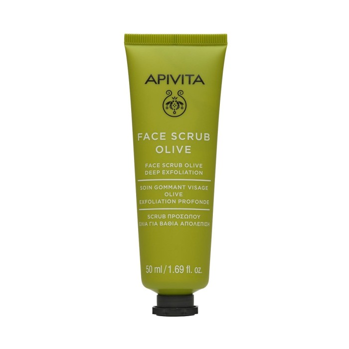 Apivita Scrub Προσώπου με Ελιά για Βαθιά Απολέπιση 50ml