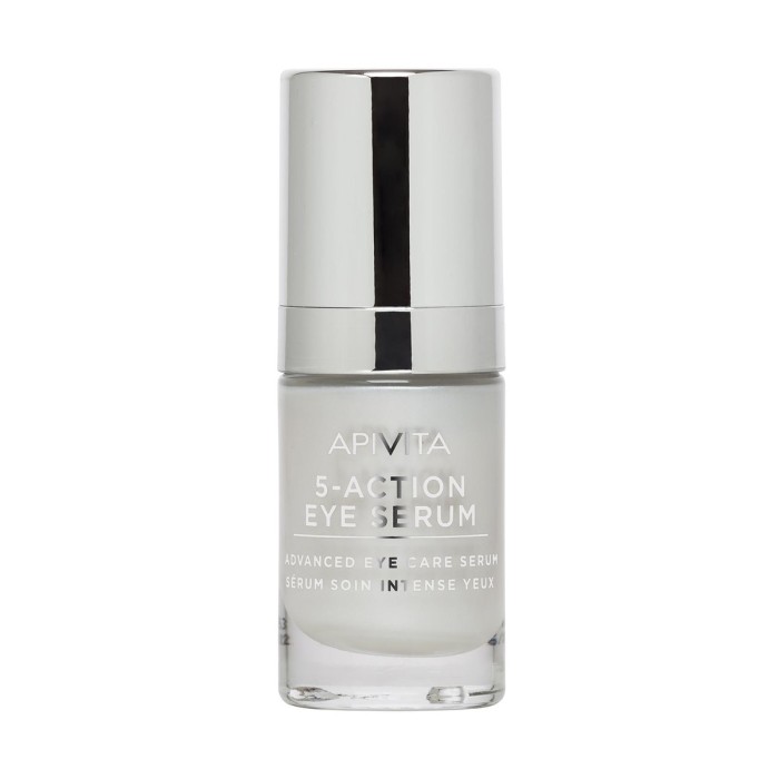 Apivita 5 Action Ορός Ματιών Εντατικής Ενυδάτωσης & Aντιγήρανσης 15ml