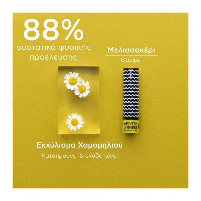 Apivita Lip Care with Chamomile SPF15 4.4gr