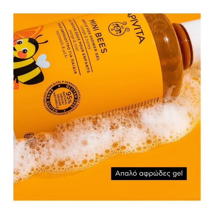 Apivita Mini Bees Kids Shower Gel with Orange & Honey 500ml