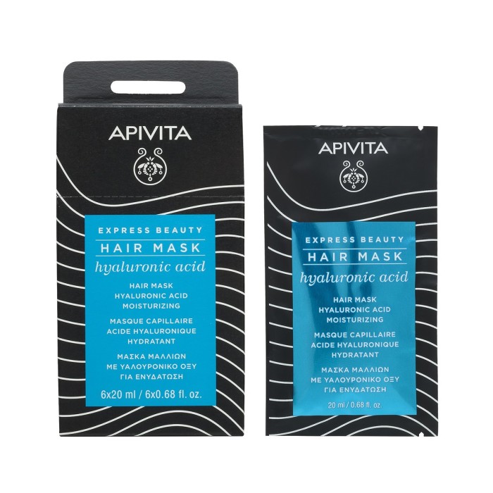 Apivita Express Beauty Μάσκα Μαλλιών με Υαλουρονικό Οξύ 20ml
