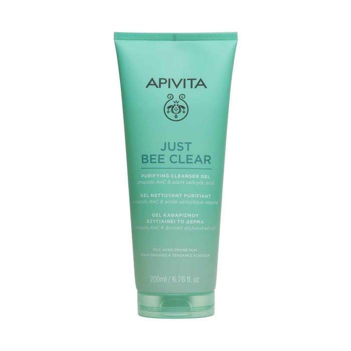 Apivita Just Bee Clear Gel Καθαρισμού με Πρόπολη 200ml