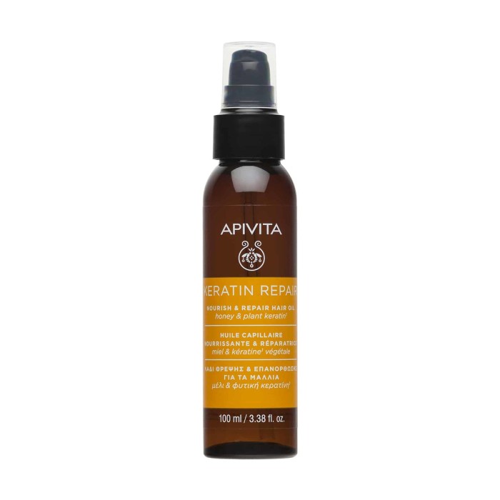 Apivita Keratin Hair Nourishing & Repairing Oil 100ml