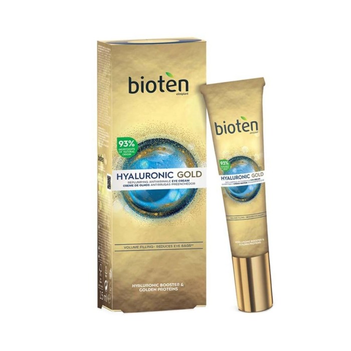 Bioten Hyaluronic Gold Eye Cream Κρέμα Ματιών 15ml