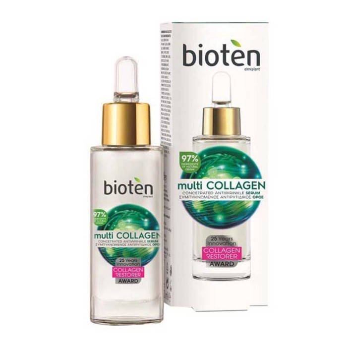 Bioten Multi Collagen Αντιρυτιδικός Ορός Προσώπου, 30ml