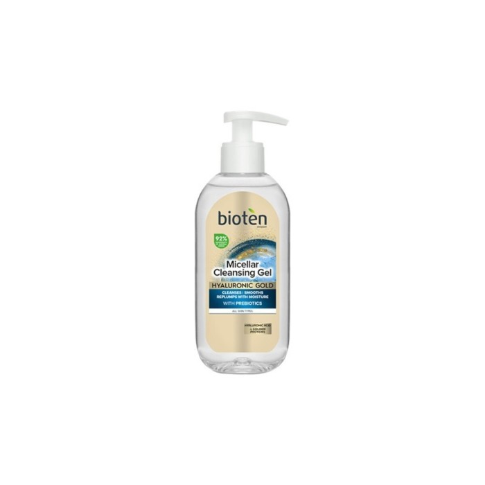 Bioten Hyaluronic Gold Micellar Cleansing Gel, 200ml