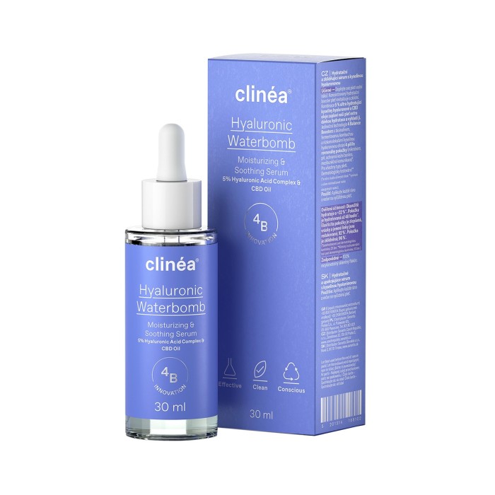 Clinea Hyaluronic Waterbomb Moisturizing & Soothing Serum 30ml