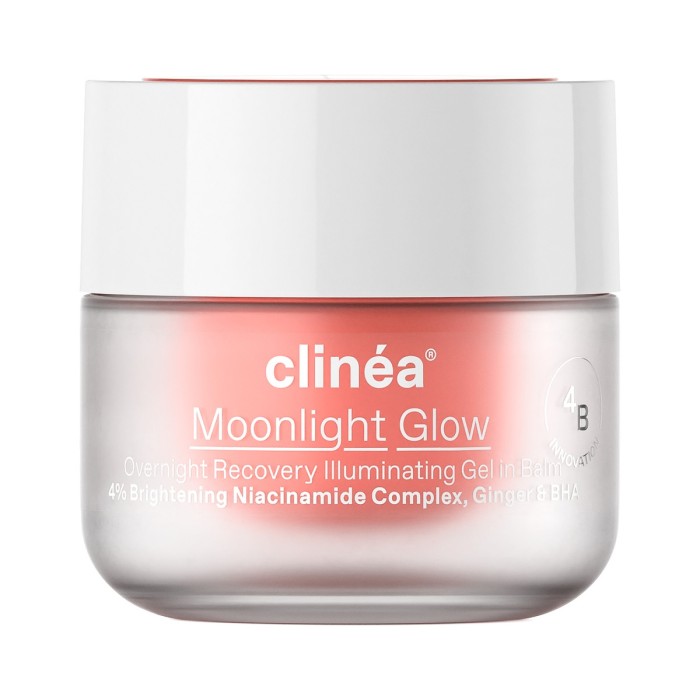 Clinea Moonlight Glow Gel Κρέμα Νύχτας Λάμψης & Αναζωογόνησης 50ml