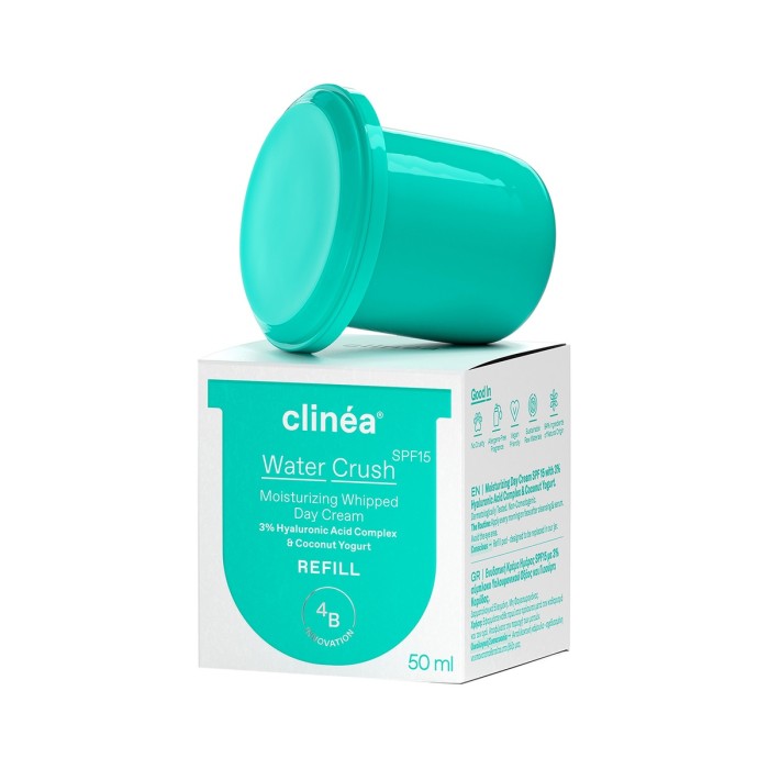 Clinea Water Crush Refill Moisturizing Day Cream SPF15 50ml