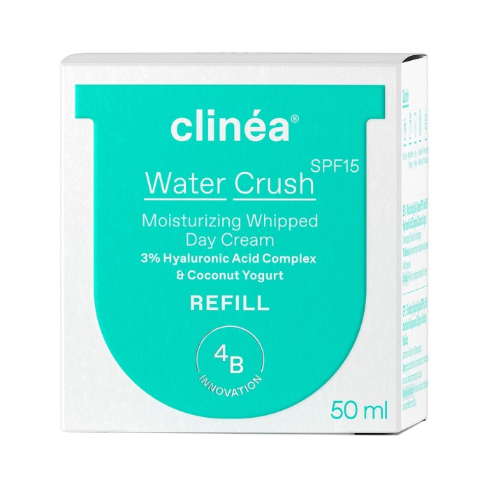 Clinea Water Crush Refill Moisturizing Day Cream SPF15 50ml