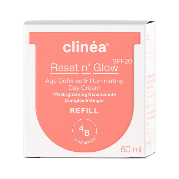 Clinea Reset n Glow Refill Κρέμα Ημέρας Αντιγήρανσης & Λάμψης SPF20 50ml