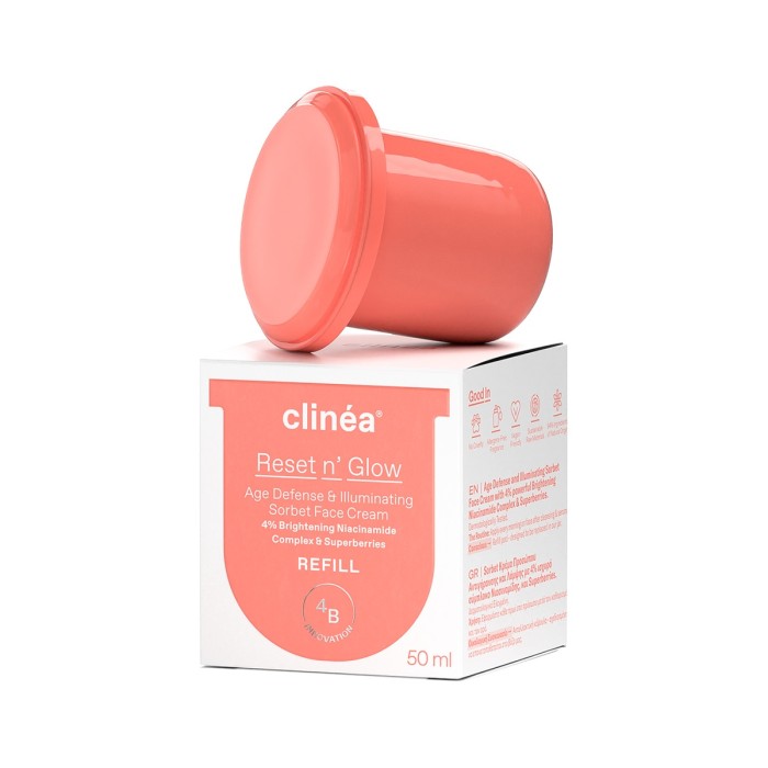 Clinea Reset n Glow Refill Age Defense & Illuminating Sorbet Face Cream 50ml