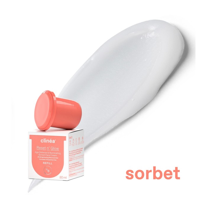 Clinea Reset n Glow Refill Age Defense & Illuminating Sorbet Face Cream 50ml