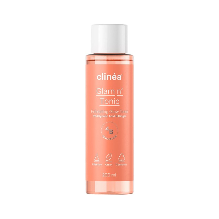 Clinea Glam n Tonic Exfoliating Glow Toner 200ml
