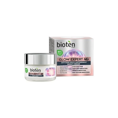 Bioten Glow Expert 4D Night Cream SPF15, 50ml