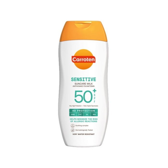 Carroten Sensitive Suncare Milk 4D Protection SPF50+ 200ml