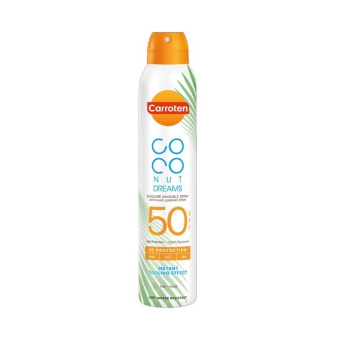 Carroten Coconut Dreams Suncare Invisible Spray 3D Protection SPF50 200ml