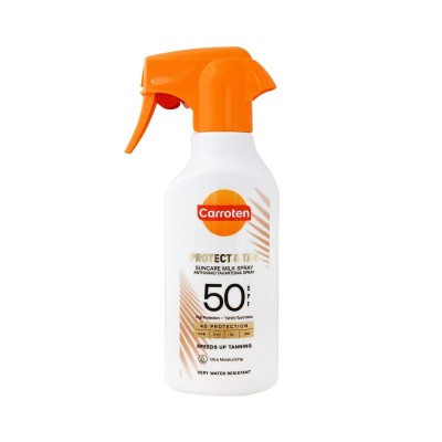 Carroten Protect & Tan Suncare Milk Spray SPF50 270ml
