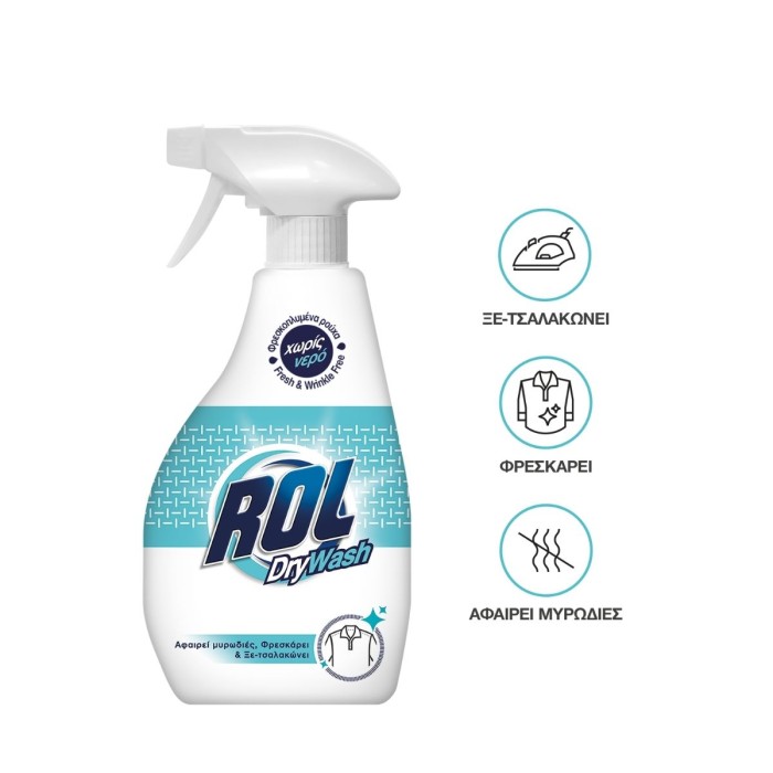 Rol Drywash Cleaning Spray For Dry Cleaning 325ml