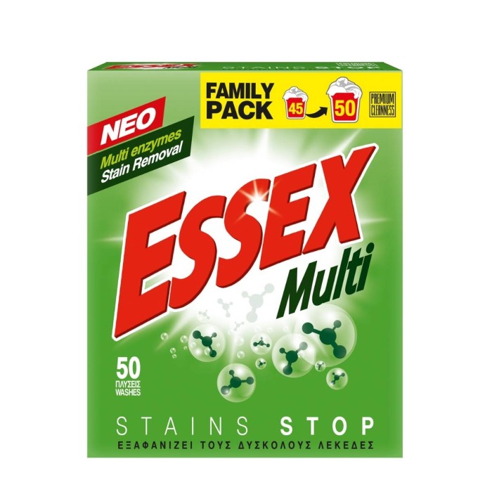 Essex Multi Washing Powder 50 Washes 2.4Kg