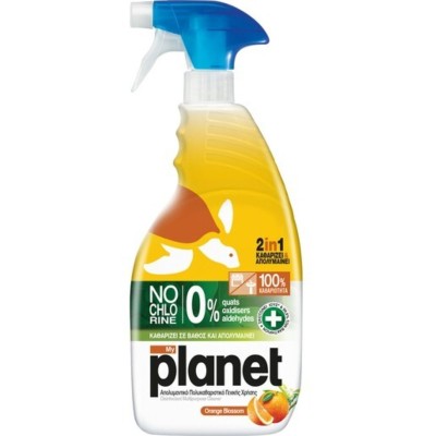 Planet Απολυμαντικό Πολυκαθαριστικό Σπρει Γενικής Χρήσης Orange Blossom 600ml