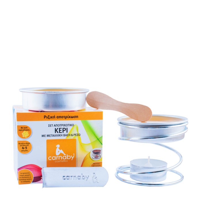 Carnaby Αποτρχωτικό Κερί Mε Βάση Για Ρεσώ Σετ 2?60g