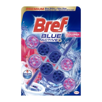 Bref Duo WC Blue Activ Floral 2x50g