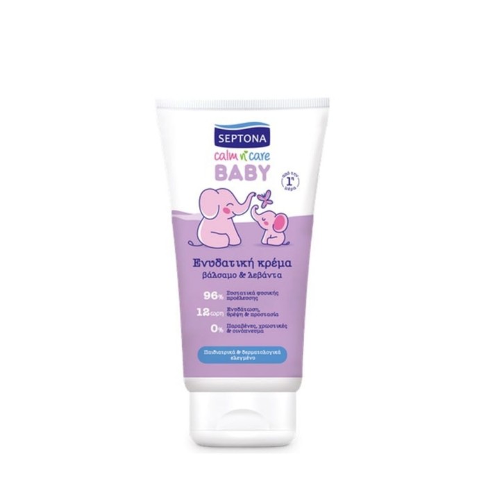 Septona Baby Calm n Care Ενυδατική Κρέμα με Βάλσαμο & Λεβάντα 150ml