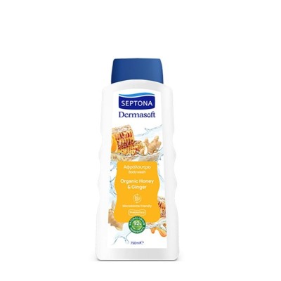 Septona Dermasoft Αφρόλουτρο Μέλι & Τζίντζερ 750ml