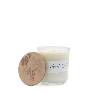 Ceri Floral “Artwood Collection” Χειροποίητο Κερί Σόγιας 200gr