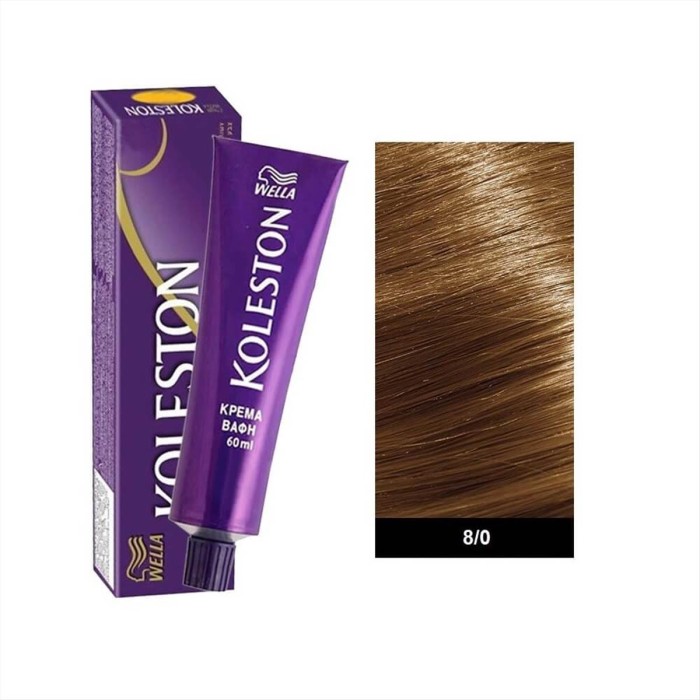 Wella Koleston Βαφή Μαλλιών Σωληνάριο 8/0 Ξανθό Ανοιχτό 60ml