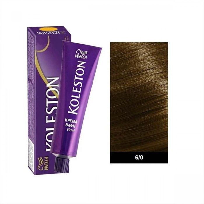 Wella Koleston Βαφή Μαλλιών Σωληνάριο 6/0 Ξανθό Σκούρο 60ml