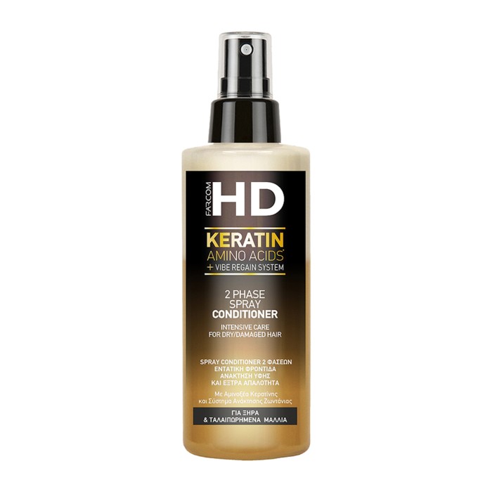 Farcom HD Bi-Phase Spray Conditioner for Dry/Damaged Hair 150ml