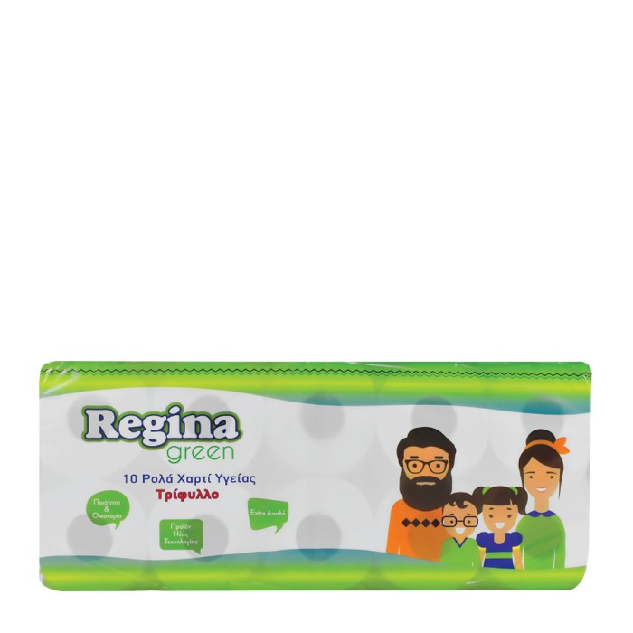 Regina Green Toilet Paper 3ply 10 Rolls 85gr