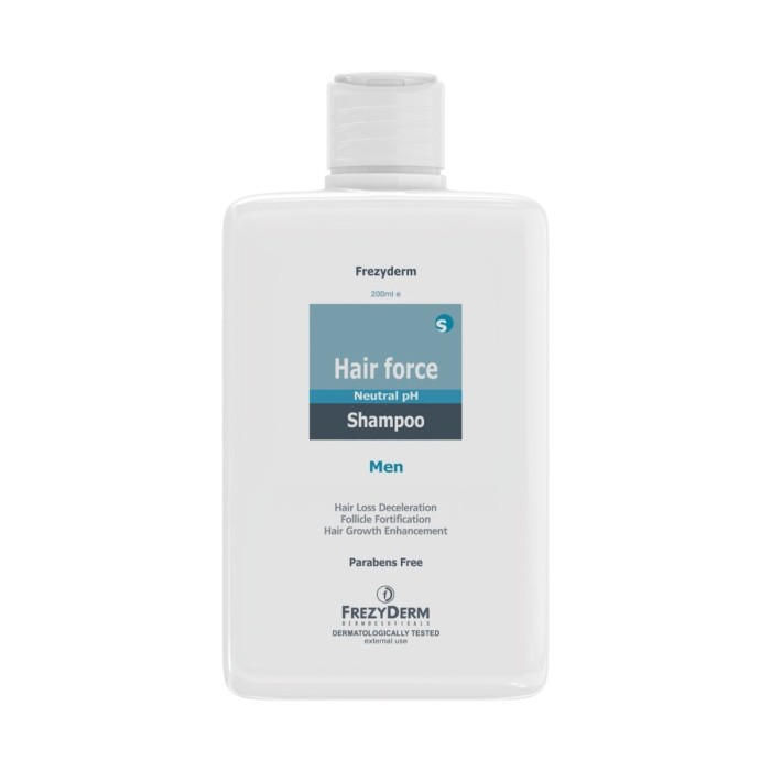Frezyderm Hair Force Shampoo Men Τριχοτονωτικό Σαμπουάν για την Ανδρική Τριχόπτωση, 200ml