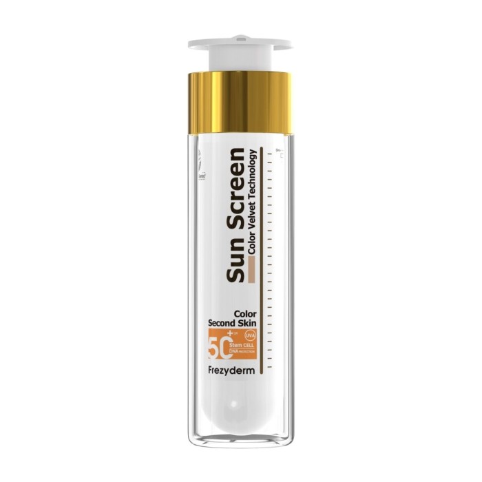 Frezyderm Sun Screen Color Velvet Face Cream SPF50+, 50ml