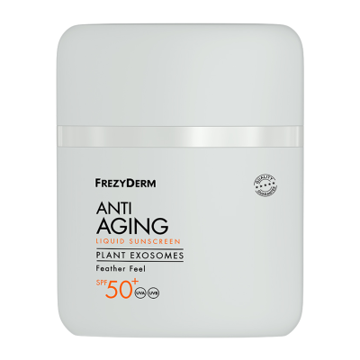 Frezyderm Anti-Aging Liquid Sunscreen Plant Exosomes SPF50+ Facial Sunscreen 50ml