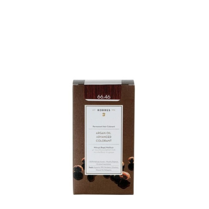 Korres Argan Oil Advanced Colorant Hair Dye 66.46 Intense Burgundy Red