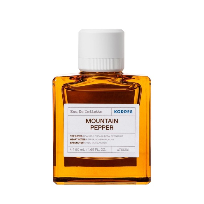 Korres Mountain Pepper - Mens Eau De Toilette, 50ml