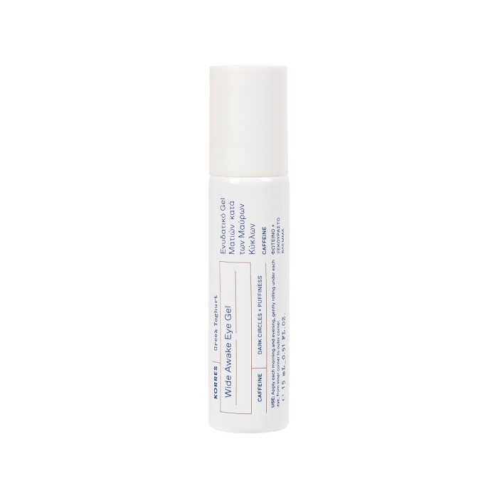 Korres Greek Yoghurt Ενυδατικό Gel Ματιών κατά των Μαύρων Κύκλων, 15ml