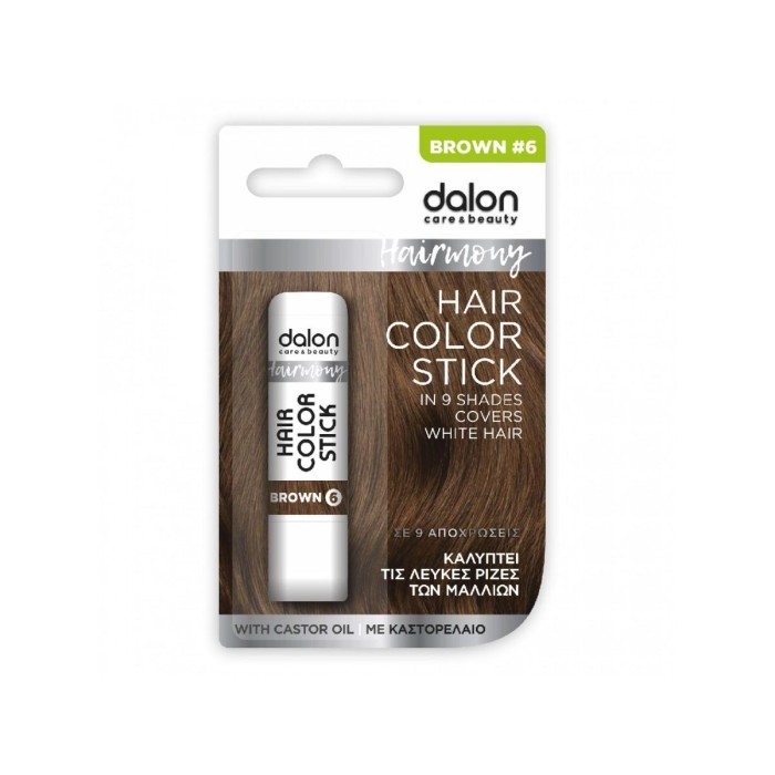 Dalon Color Hair Stick #6 Brown 4.5gr