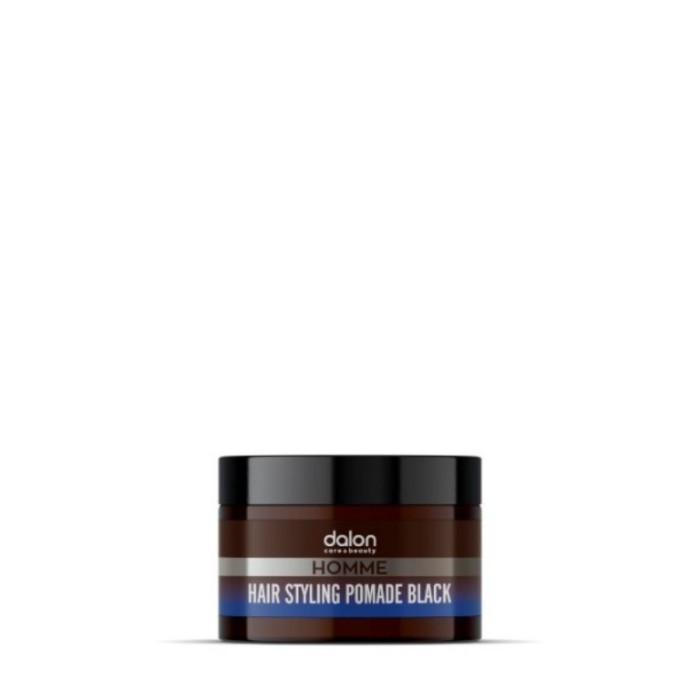 Dalon Homme Μαύρη Πομάδα Styling Μαλλιών 100ml