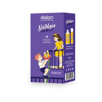 Dalon Gift Box Charm Me Body Mist 100ml - Body Milk 200ml