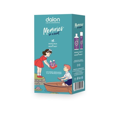 Dalon Gift Box Rock Me Body Mist 100ml - Body Milk 200ml