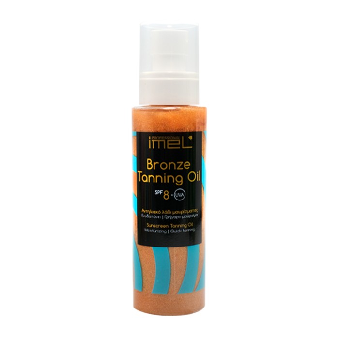 Imel Bronze Tanning Oil Αντηλιακό Λάδι SPF8 200ml