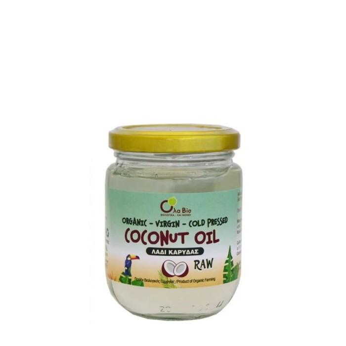 Raw Coconut Oil Ola-Bio 200ml