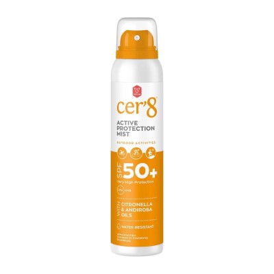Cer8 Citronella & Andiroba Αντηλιακό Σπρέι Προσώπου & Σώματος με  SPF50+ 125ml