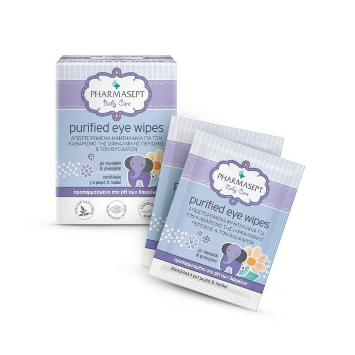 Pharmasept Purified Eye Wipes 10 pieces