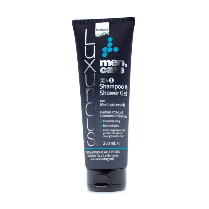 Luxurious Men’s Care 2-in-1 Shampoo & Shower Gel, 250ml